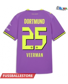 Günstige Borussia Dortmund Joey Veerman #25 3rd trikot 2026-27 Kurzarm